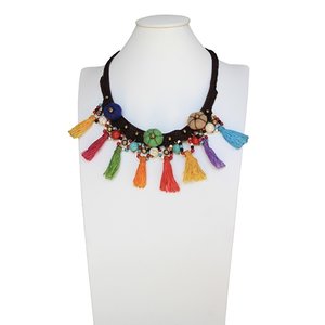 Tassel hippy ketting-choker