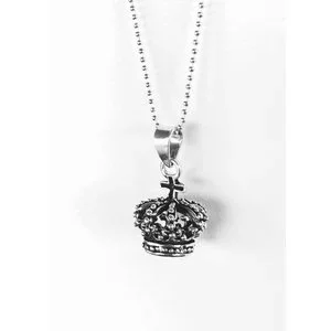 Zilveren Crown ketting