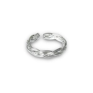 Teenring / vingertop ring BRAID