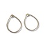 Zilveren oorstekers Silver drop