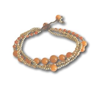 Enkelbandje cherry quartz