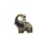 Zilveren olifant hanger