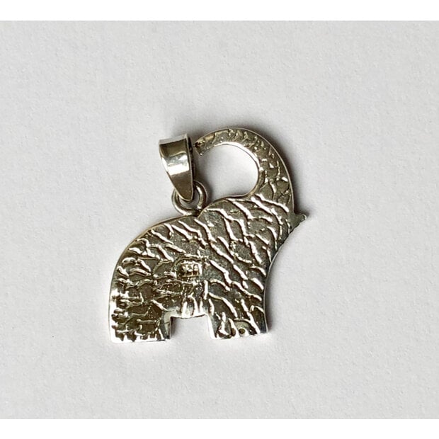 Zilveren olifant hanger Zilveren olifant hanger