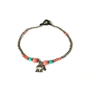 Enkelbandje Olifant roze