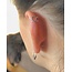 Zilveren Ear cuff Heart