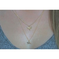 Ketting Beautiful Bee gold-plated