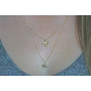 Ketting Beautiful Bee gold-plated