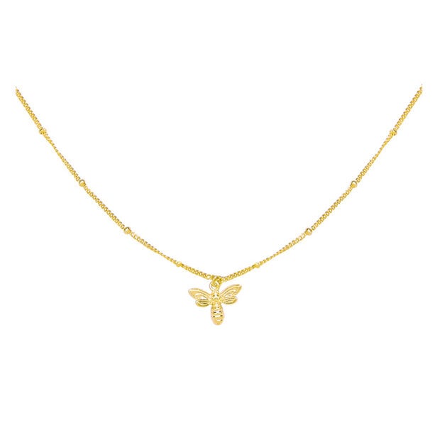Ketting Beautiful Bee gold-plated