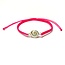 Armbandje Shiva shell fluorroze Armbandje Shiva shell fluorroze