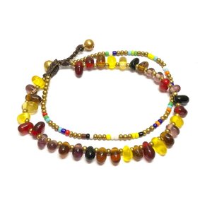 Enkelbandje multi color