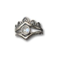 Zilveren ring Maansteen Chiara