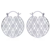 Flower of life oorbellen Flora