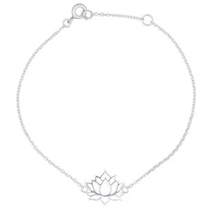 Zilveren armband Lotus