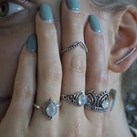 Zilveren ring Bali Beauty