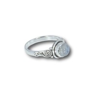 Zilveren ring Chaldene Maansteen