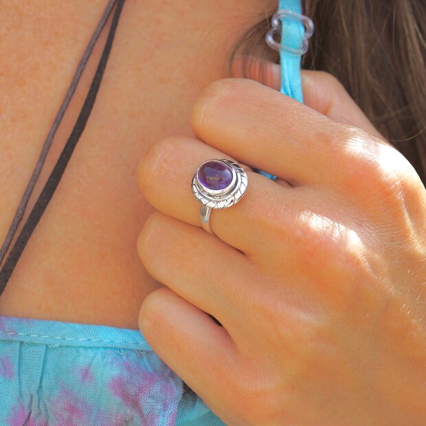 Amethist ring Angelique Amethist ring Angelique