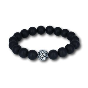 Kralen armband Matte Onyx