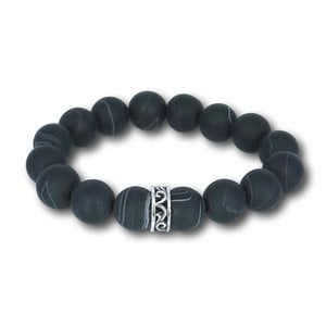 Kralen armband matte Agaat