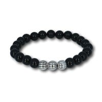 Onyx kralen armband Joe Onyx kralen armband Joe