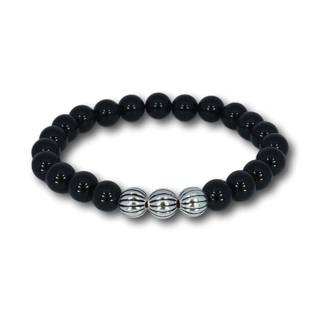 Onyx kralen armband Joe Onyx kralen armband Joe