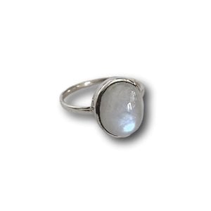 Zilveren ring Maansteen Maja