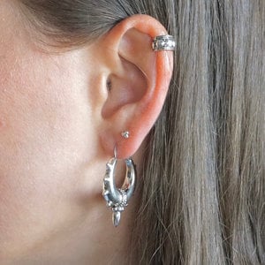 Zilveren oorbellen Gocha