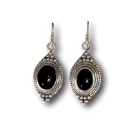Black Onyx oorbellen Kapoe