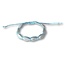 Armbandje schelpjes lichtblauw