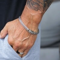 Zilveren Bali Style armband Armin