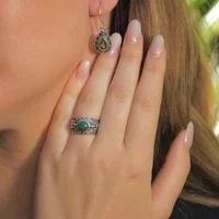 Malachiet ring Bali Style Malachiet ring Bali Style