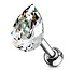 Piercing shiny teardrop druppelvorm Piercing shiny teardrop druppelvorm
