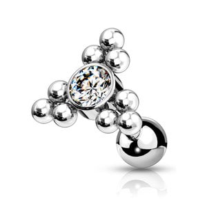 Piercing big triangle dot