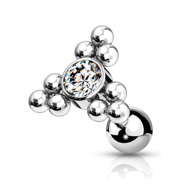 Piercing big triangle dot