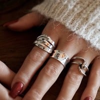 Zilveren ring Gwyneth