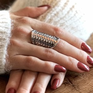 Zilveren boho ring Gillian