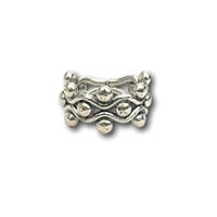 Zilveren ring Gaia – Boho statement ring