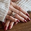 Zilveren Boho ring Gabriëla