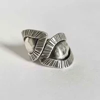 Zilveren Boho ring Gahelia