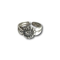 Teenring / vingertop ring sunflower