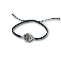 Bedel armbandje FLOWER OF LIFE - 925 zilver