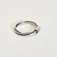Zilveren ring Hayley