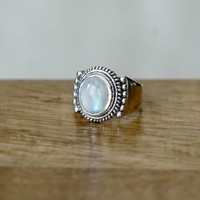 Zilveren Maansteen ring Anjali