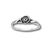 Zilveren ring beautiful Rose