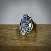 Labradoriet ring Double