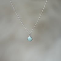 Amazoniet ketting druppel