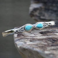 Bangle armband  Vanida Turquoise