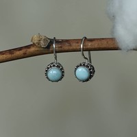 Zilveren oorbellen Larimar Pekinja Zilveren oorbellen Larimar Pekinja