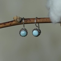 Zilveren oorbellen Larimar Pekinja Zilveren oorbellen Larimar Pekinja