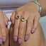 Zilveren edelsteen ring Peridot Zilveren edelsteen ring Peridot
