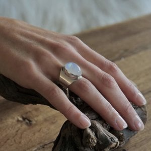 Anello Maansteen ring klein